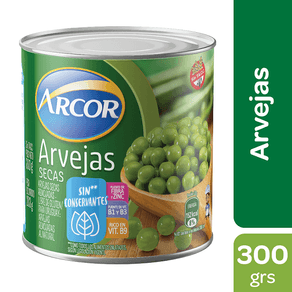 Arvejas secas Arcor 300gr.