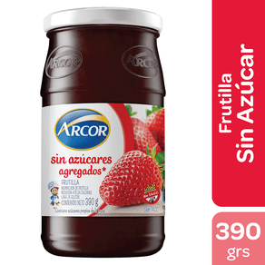 Mermelada s/azúcar Arcor frutilla 390gr.