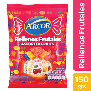Caramelos Rellenos Fruta Arcor 150gr.