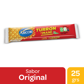 Turrón de maní Arcor 25gr.