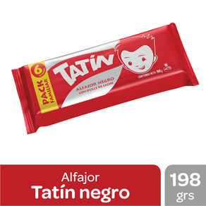 Alfajor Tatin negro 33gr.