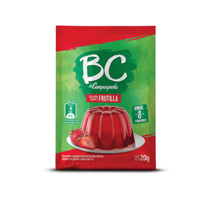 Gelatina Light BC frutilla 20gr.