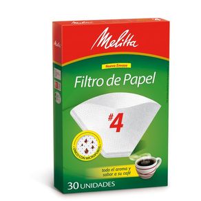 Filtros Café Melitta N°4 30un.