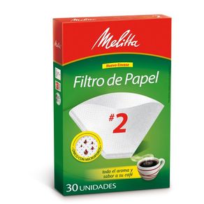 Filtros Café Melitta N°2 30un.
