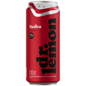 Dr. Lemon Vodka Lata 473ml.