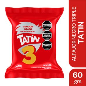 Alfajor Tatín negro 60gr.