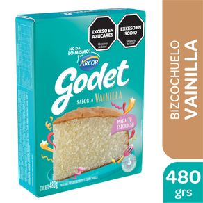 Bizcochuelo Godet vainilla 480gr.