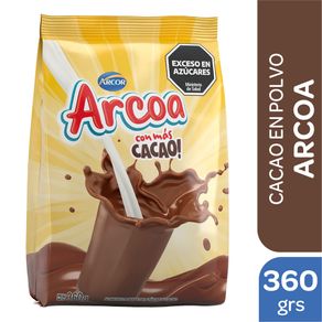 Cacao en polvo Arcoa 360gr.