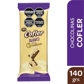 Cofler blanco y Chocolinas 140gr.