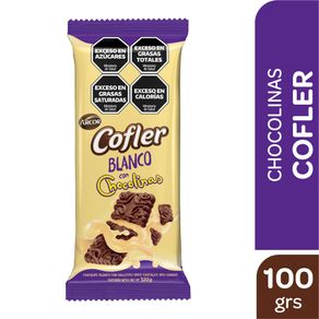 Cofler blanco con Chocolinas 100gr.