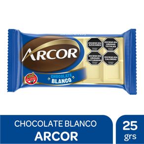 Chocolate Celofan Blanco 25g
