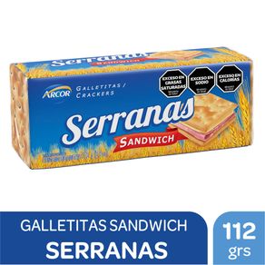Serranas Sandwich 112 gr.