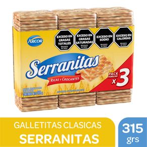 Agua Serranitas 3x105gr.