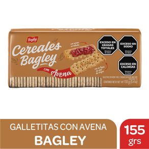Galletitas Cereales Bagley Avena  155 gr