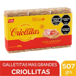 Criollitas Mas Grandes 169gr.