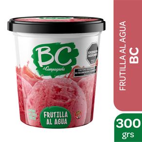 Helado BC Fru. al agua 300gr.