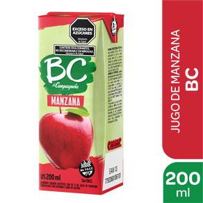 Jugo BC manzana 200ml.