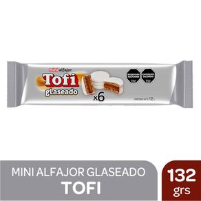 Mini alfajor Tofi glaseado 24gr.