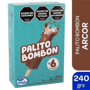 Palito Helado Arcor Bombón 40gr.