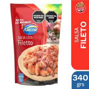 Salsa Lista Arcor Filetto 340gr.