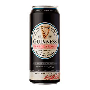 Cerveza Guinness Extra Stout 473cc.