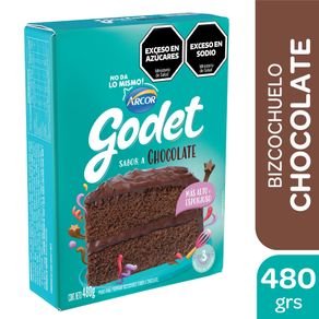 Bizcochuelo Godet Choc. 480gr.