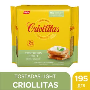 Tostadas Criollitas Light 195gr.