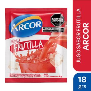 Jugo en polvo Arcor frutilla 18gr.