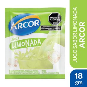 Jugo en polvo Arcor limonada 18gr.