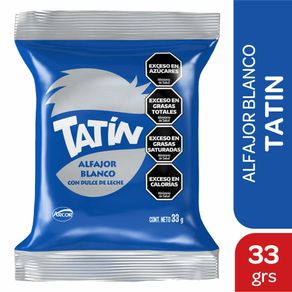 Alfajor Tatin blanco 33gr.