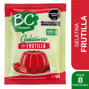 Gelatina Light BC frutilla 18gr.