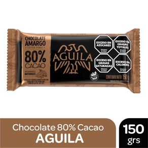 Aguila 80% Cacao 150gr.