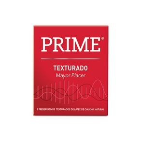 Preservativo Prime Texturado x 3un.