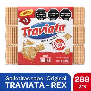 Galletitas Sabor Original Traviata-Rex 288grs.