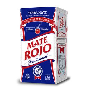 Yerba Mate Rojo Tradicional 1kg.