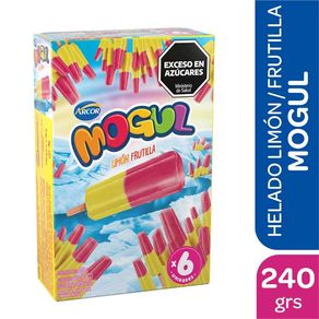 Helado Mogul Frutilla y Limón Agrupado 40gr.