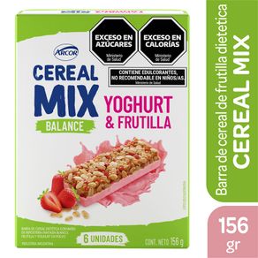 Cereal Mix Balance Yoghurt Frutilla 156gr.