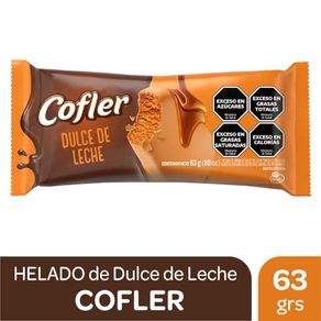 Helado Cofler Dulce de Leche 63gr.