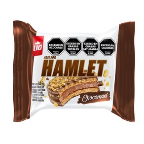 Alfajor Hamlet Mousse Maní 34,5gr.