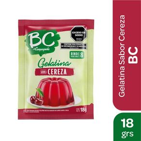 Gelatina BC Light Cereza 18gr.