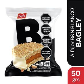 Alfajor B&N blanco 50gr.