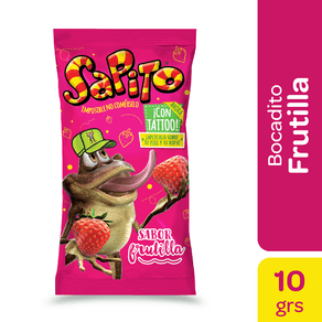 Chocolate Sapito Frutilla 10gr.
