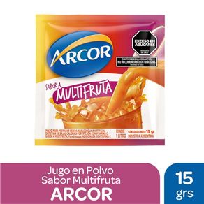 Jugo en Polvo Arcor Multifruta 15gr.