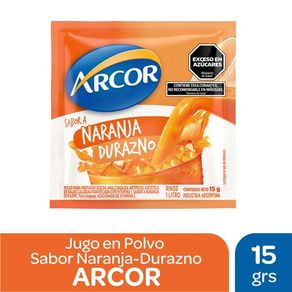 Jugo en Polvo Arcor Naranja Durazno 15gr.