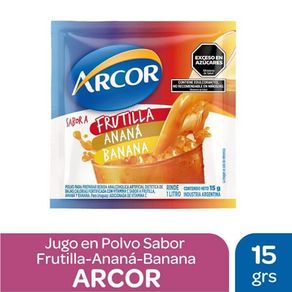 Jugo en Polvo Arcor Tres Frutas 15gr.