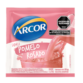 Jugo en Polvo Arcor Pomelo Rosado 15gr.