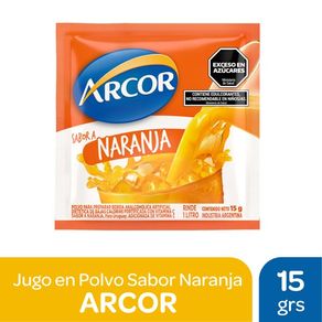 Jugo en Polvo Arcor Naranja 15gr.
