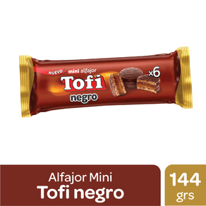 Mini alfajor Tofi negro 24gr.
