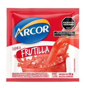 Jugo en Polvo Arcor Frutilla 15gr.
