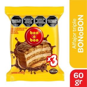 Alfajor Bob Triple 60gr.